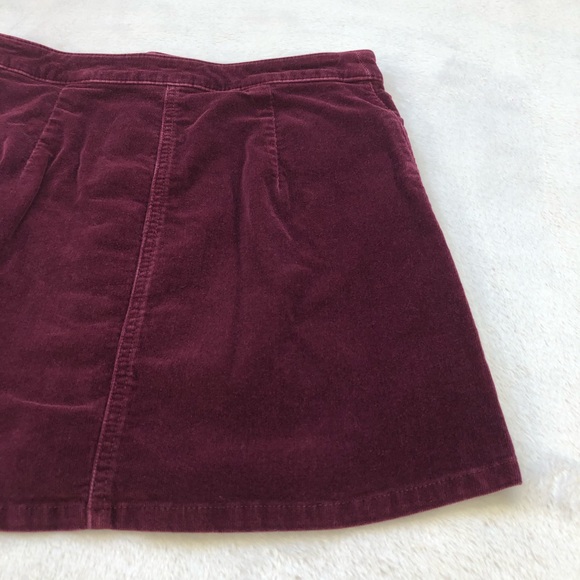 Express, Corduroy Mini Skirt, Button Down Front, Size 0 - Picture 14 of 16